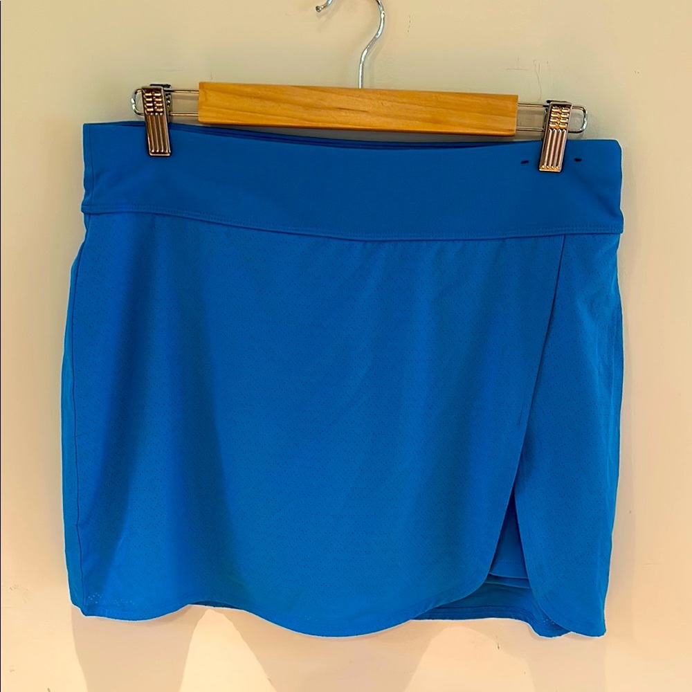 Blue Athletic Skort. Golf skirt.